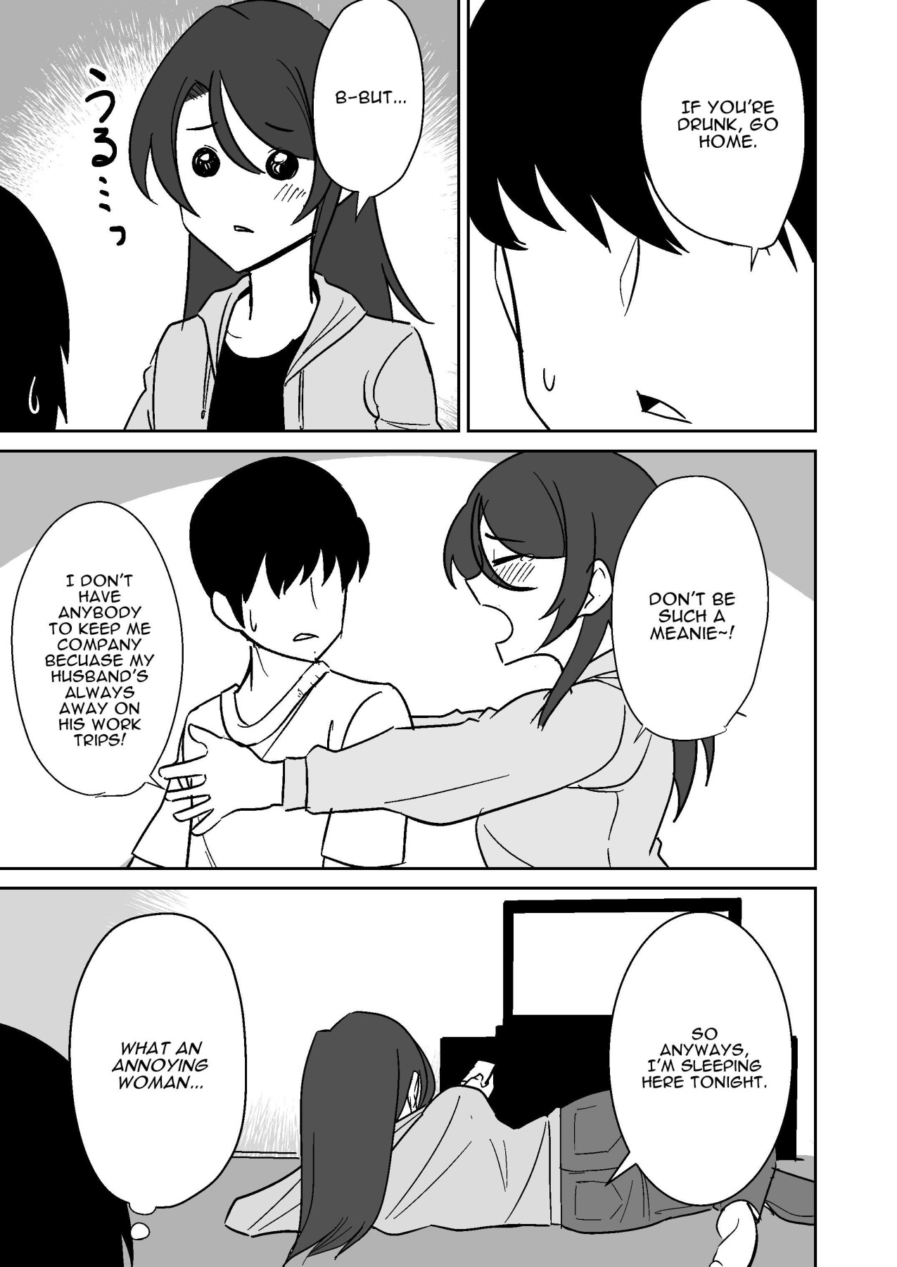 Hentai Manga Comic-Mating with a Huge Assed Housewife-Read-4